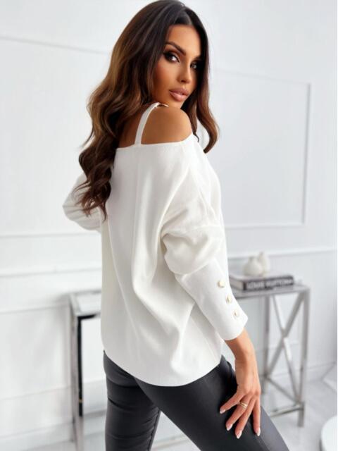 Asymmetrical Buttoned Top