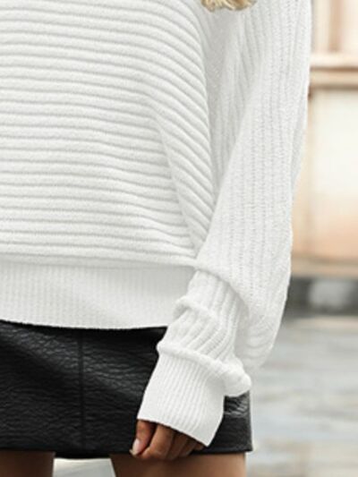 Ribbed Long Sleeve Sweater